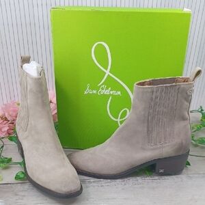 Sam Edelman Bronson Putty Suede Boots NIB